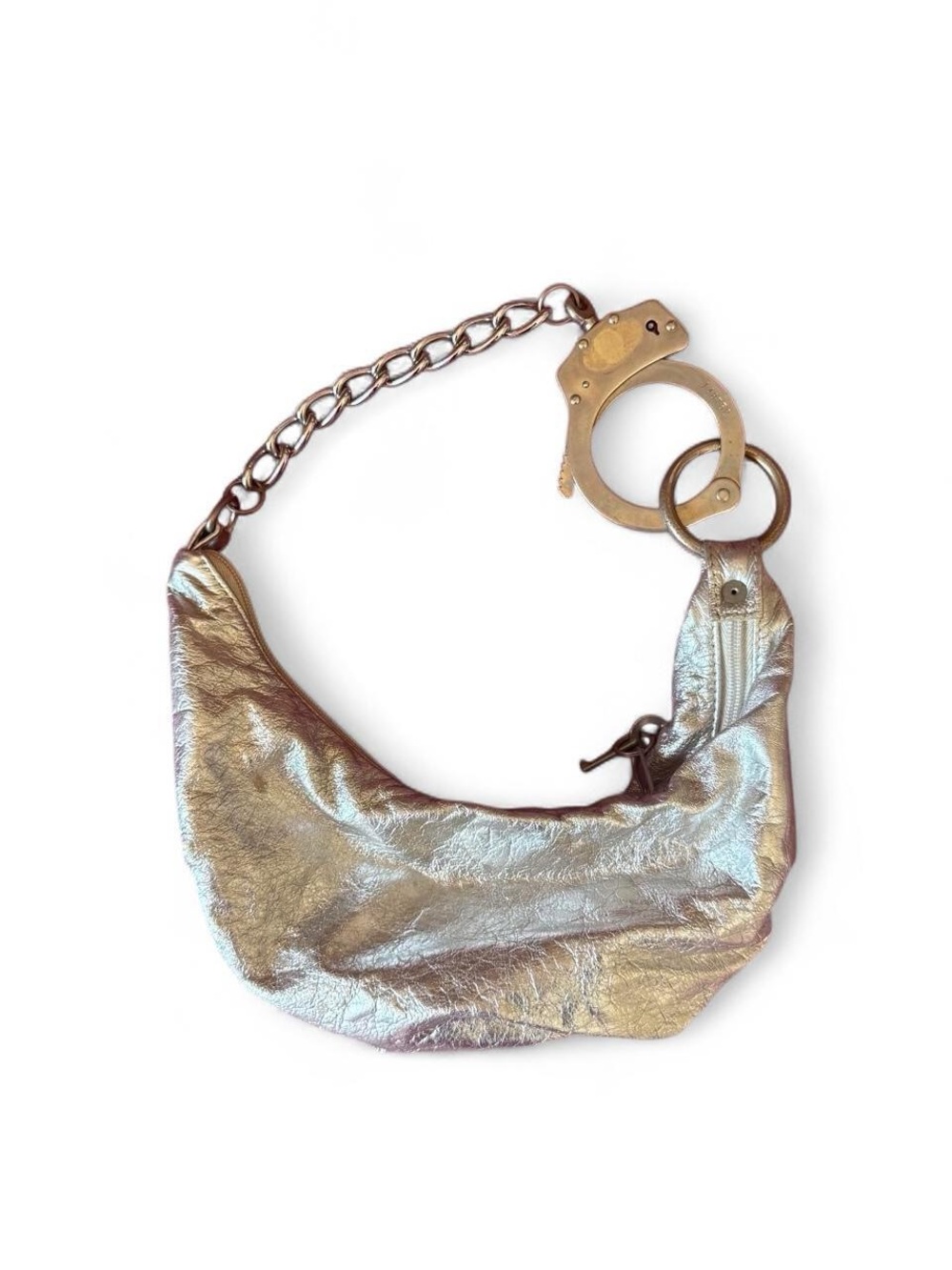 Cuffz by Linz silver handcuff purse